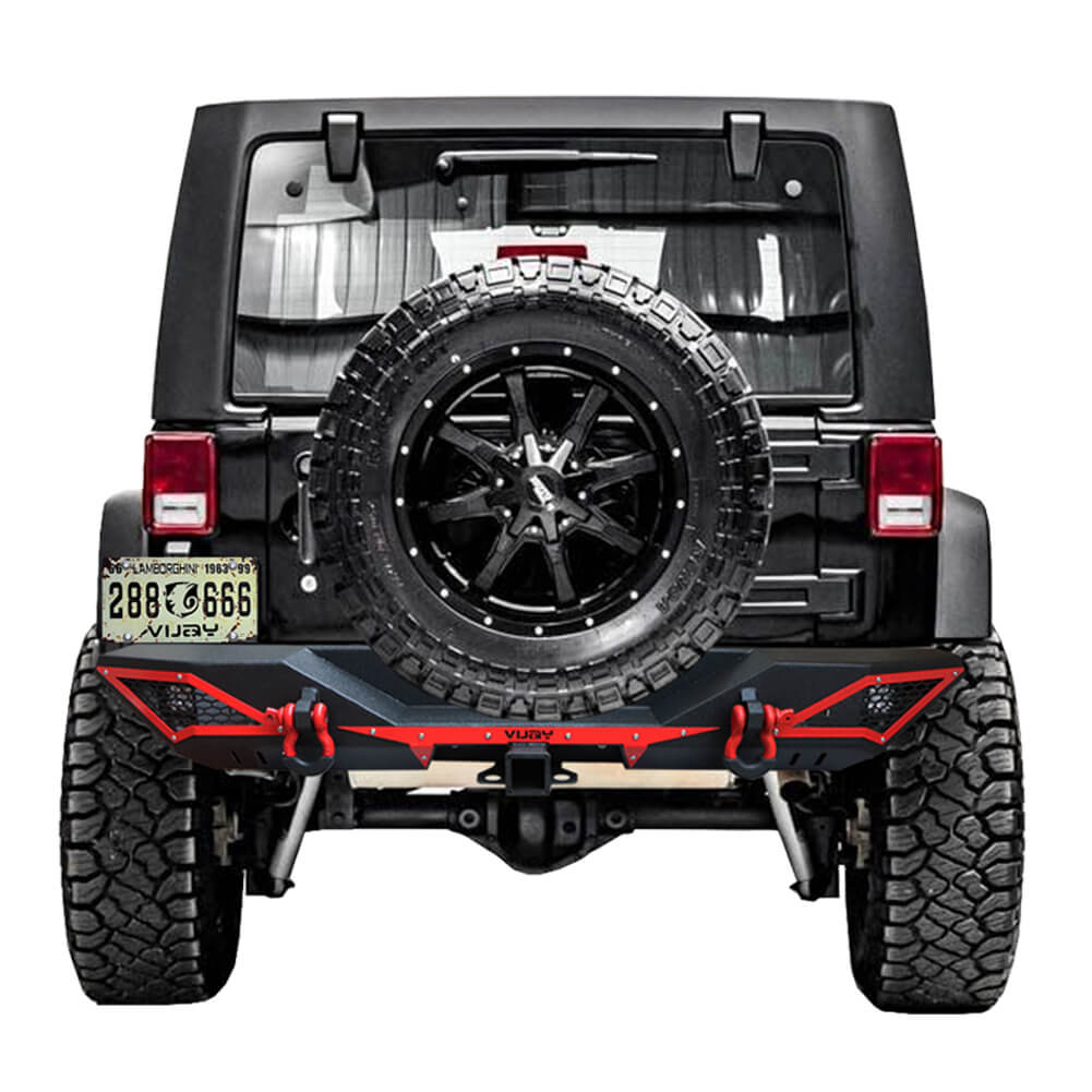 Vijay Rear Bumper Fits 2007-2018 Jeep Wrangler JK丨JKU