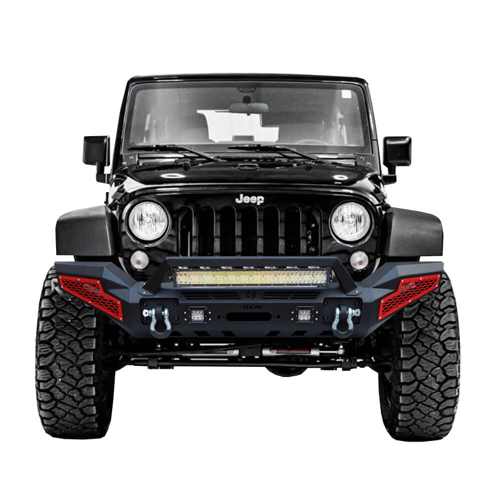 Vijay Front and Rear Bumper Fits 2007-2018 Jeep Wrangler JK/JKU