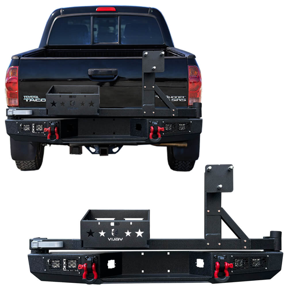 Vijay Rear Bumper Fits 2005-2015 Toyota Tacoma