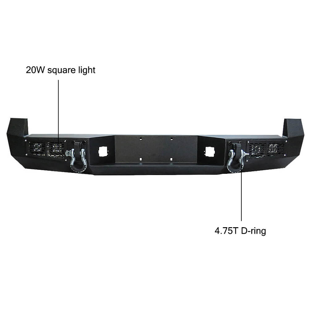 Vijay Front and Rear Bumper Fits 2005-2015 Toyota Tacoma