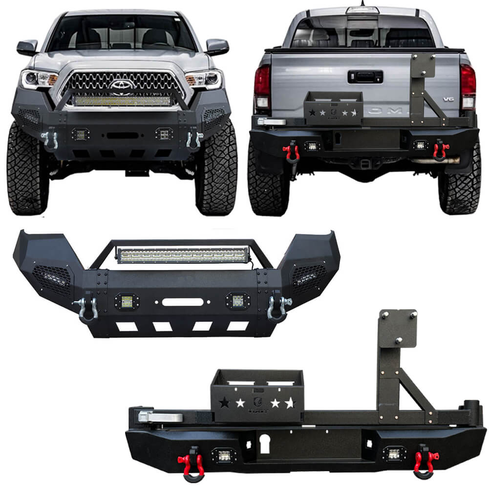 Vijay Front and Rear Bumper Fits 2016-2023 Toyota Tacoma