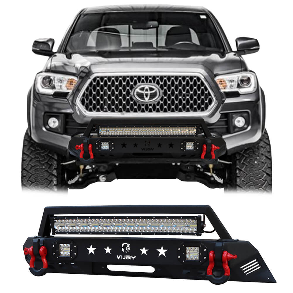 Vijay Front Bumper Fits 2016-2023 Toyota Tacoma