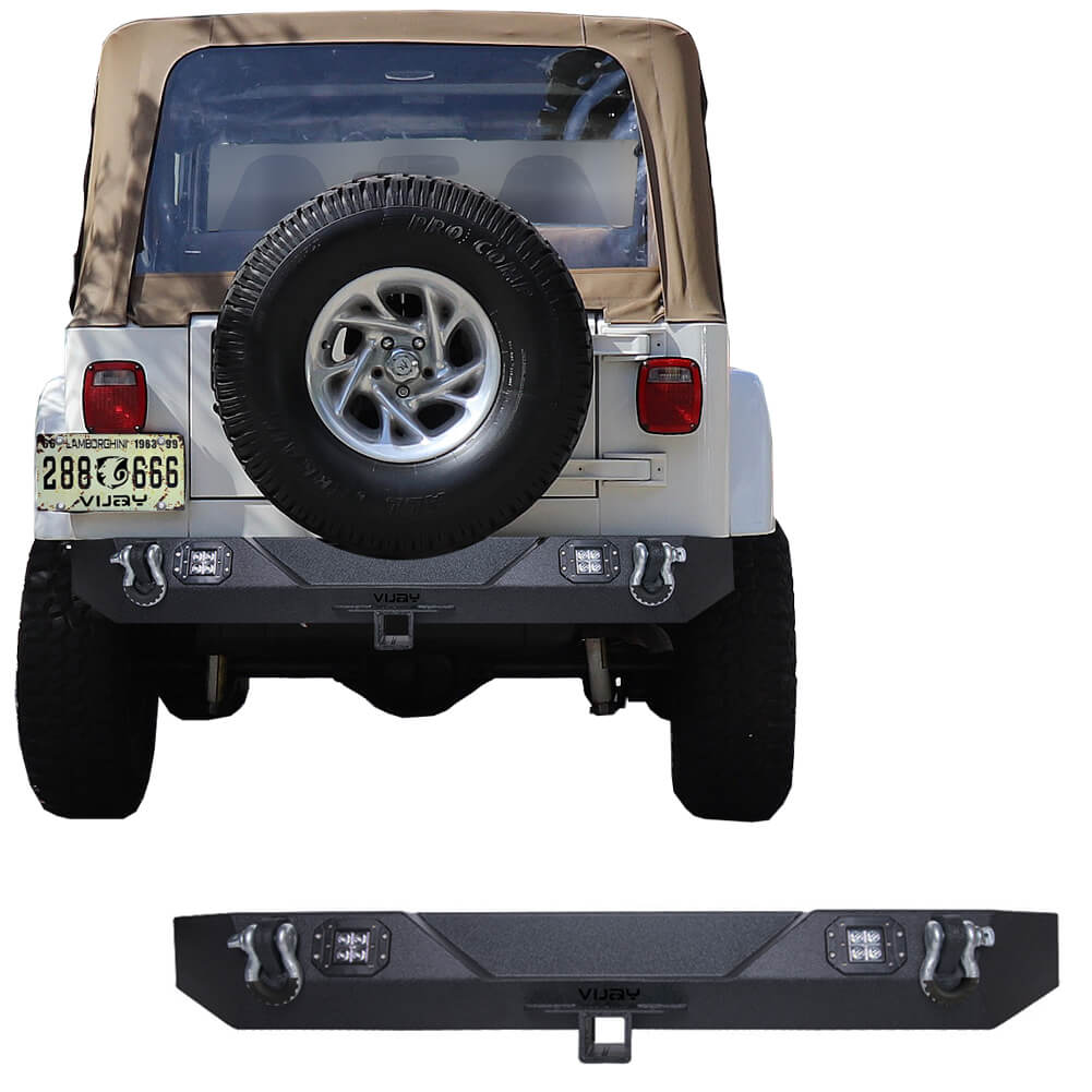 Vijay Rear Bumper Fits 1997-2006 Wrangler TJ