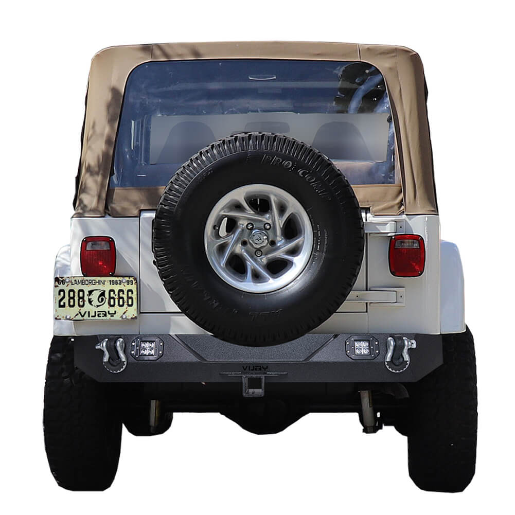 Vijay Front and Rear Bumper Fits 1997-2006 Wrangler TJ