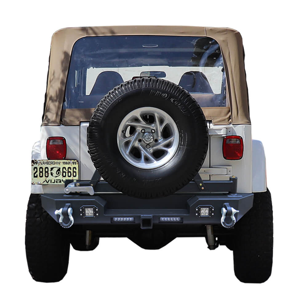 Vijay Front and Rear Bumper Fits 1997-2006 Wrangler TJ