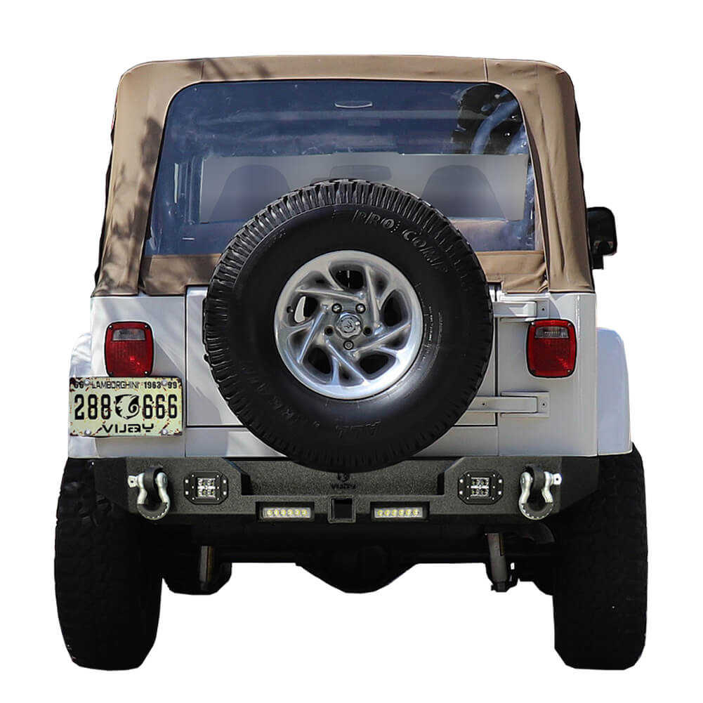 Vijay Front and Rear Bumper Fits 1997-2006 Wrangler TJ