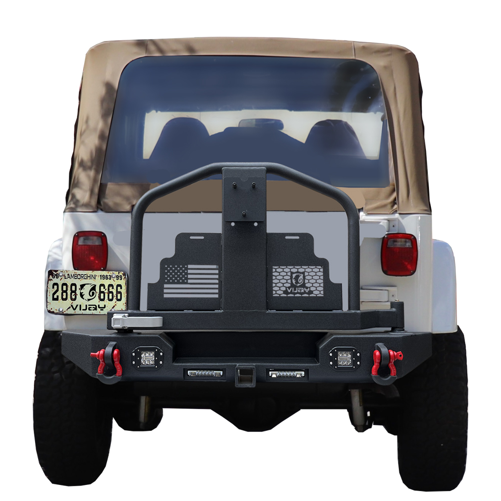 Vijay Front and Rear Bumper Fits 1997-2006 Wrangler TJ