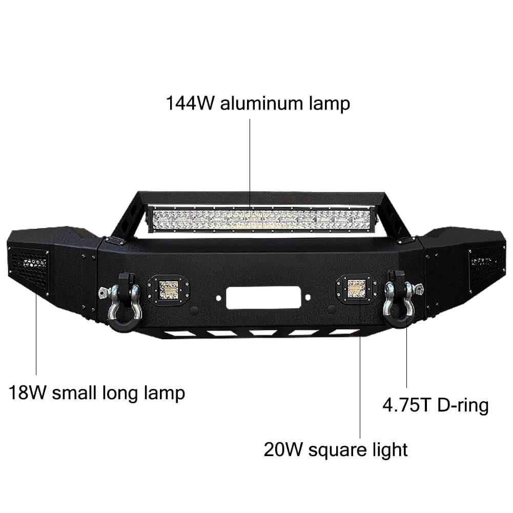 Vijay Front Bumper and Rear Bumper Fits 2018-2020 Ford F150 (Excluding Raptor)