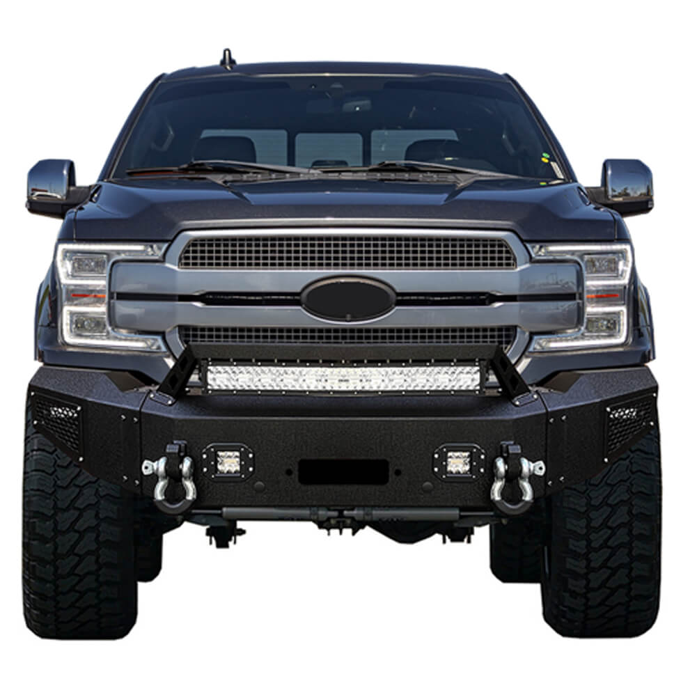 Vijay Front Bumper Fits 2018-2020 Ford F150(Excluding Raptor) with Winch Plate