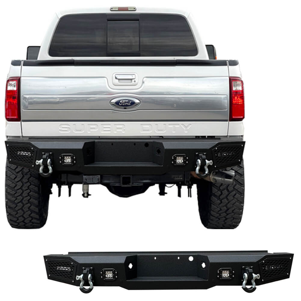 Vijay Rear Bumper Fits 1999-2016 Ford F250 F350 Super Duty