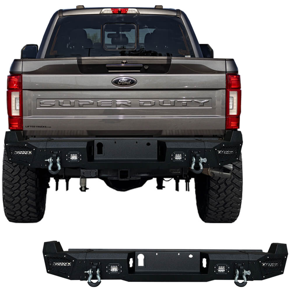 Vijay Rear Bumper Fits 2017-2022 Ford F250 F350 Super Duty