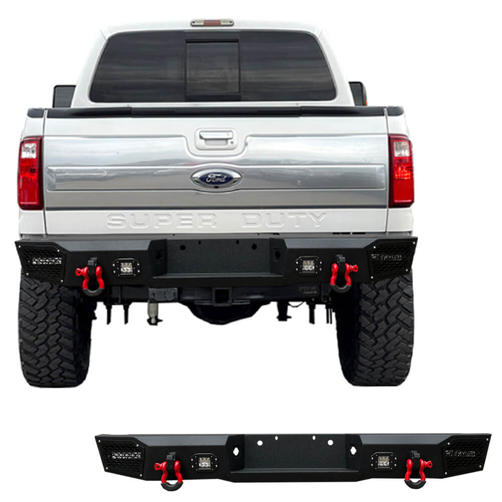 Vijay Rear Bumper Fits 1999-2016 Ford F250 F350 Super Duty