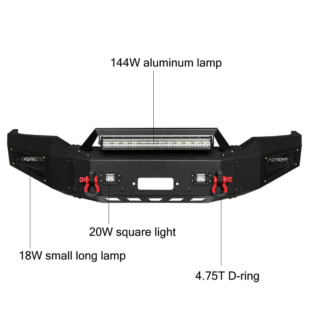 Vijay Front Bumper Fits 1999-2004 Ford F250 F350 Super Duty