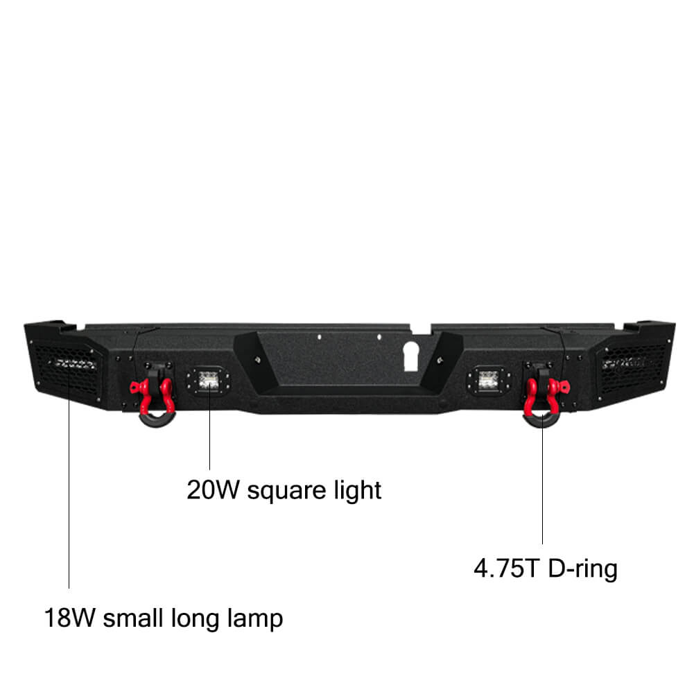 Vijay Rear Bumper Fits 2019-2024 Dodge RAM 2500丨3500