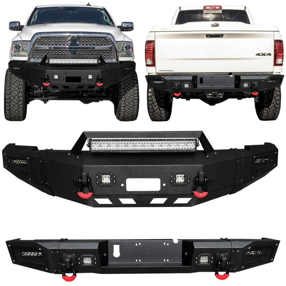 Vijay Front Bumper and Rear Bumper Fits 2010-2018 Dodge RAM 2500丨3500