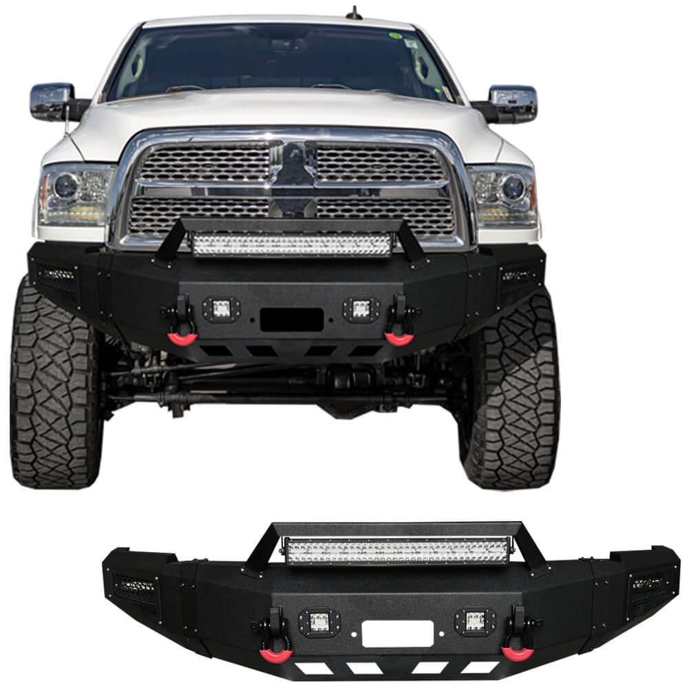 Vijay Front Bumper Fits 2010-2018 Dodge RAM 2500丨3500 with Winch Plate