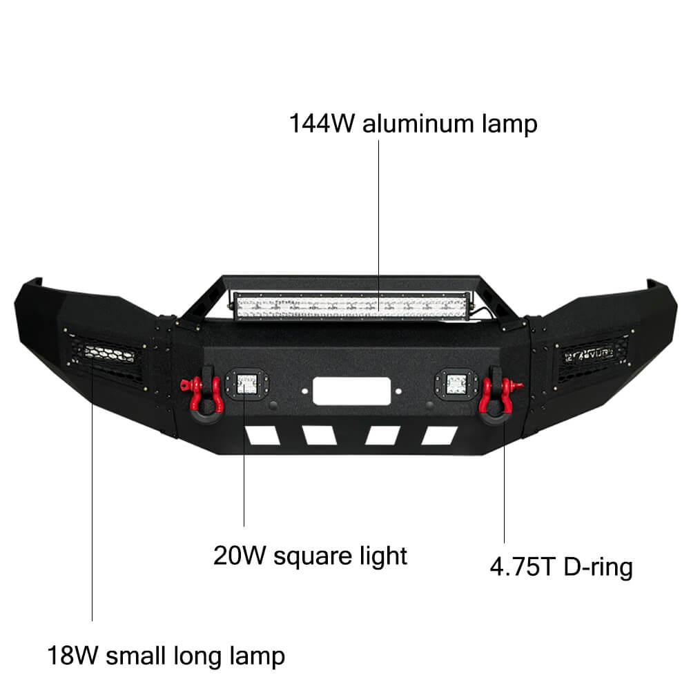 Vijay Front Bumper and Rear Bumper Fits 2019-2024 Dodge RAM 2500丨3500