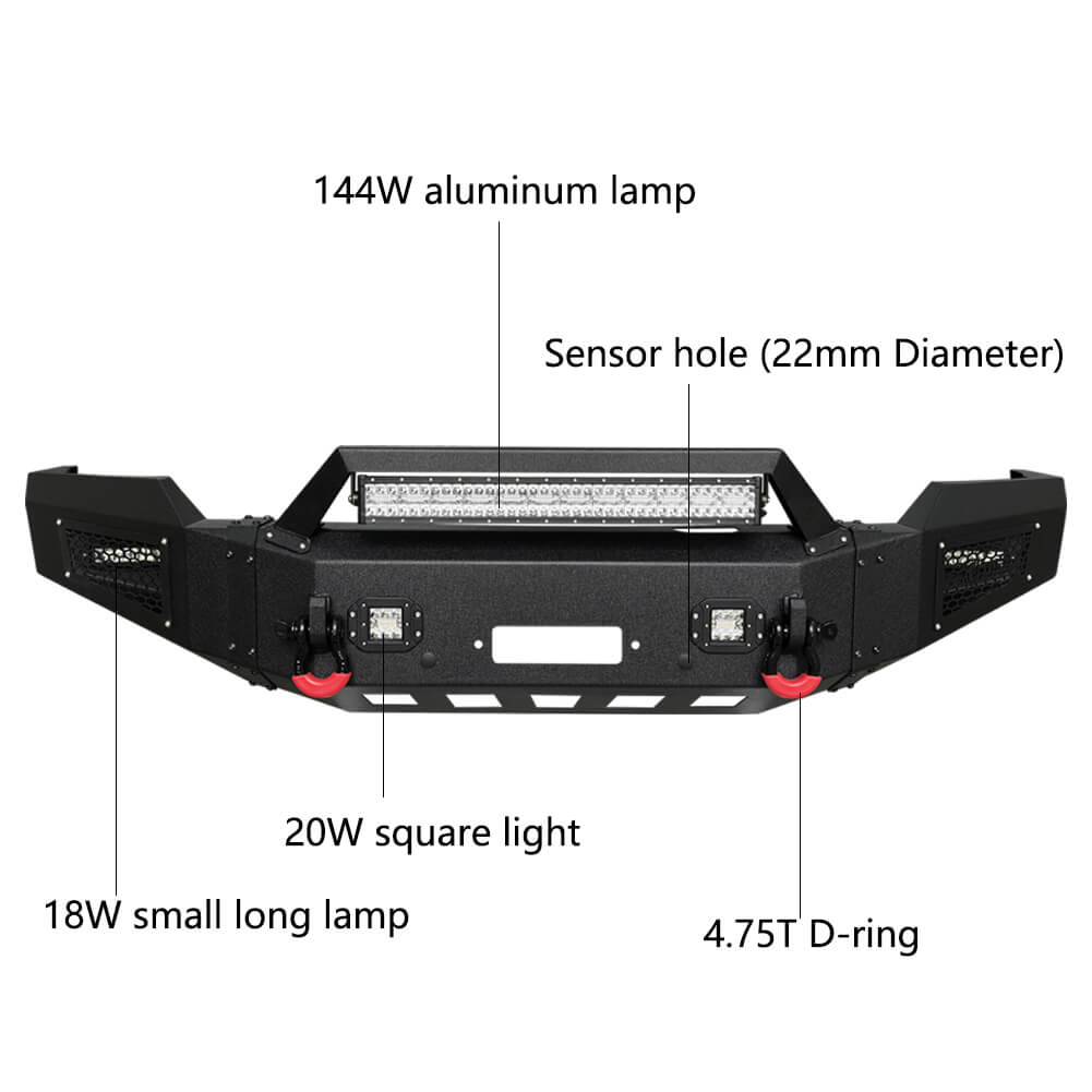 Vijay Front Bumper and Rear Bumper Fits 2003-2005 Dodge RAM 2500丨3500