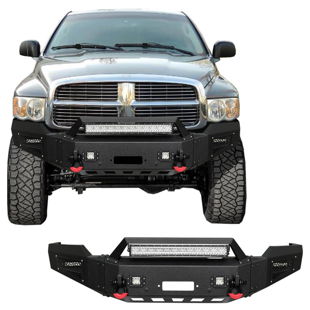 Vijay Front Bumper Fits 2003-2005 Dodge RAM 2500丨3500 with Winch Plate