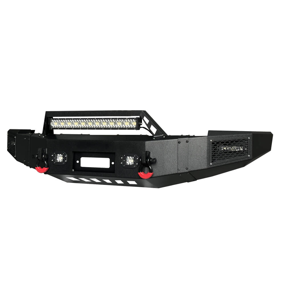 Vijay Front Bumper Fits 2007-2013 Chevy Silverado 1500 with Winch Plate ...