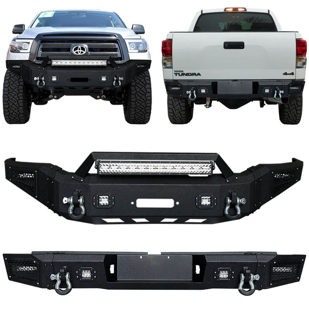 Vijay Front and Rear Bumper Fits 2007-2013 Toyota Tundra