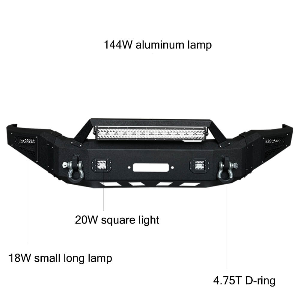 Vijay Front and Rear Bumper Fits 2007-2013 Toyota Tundra