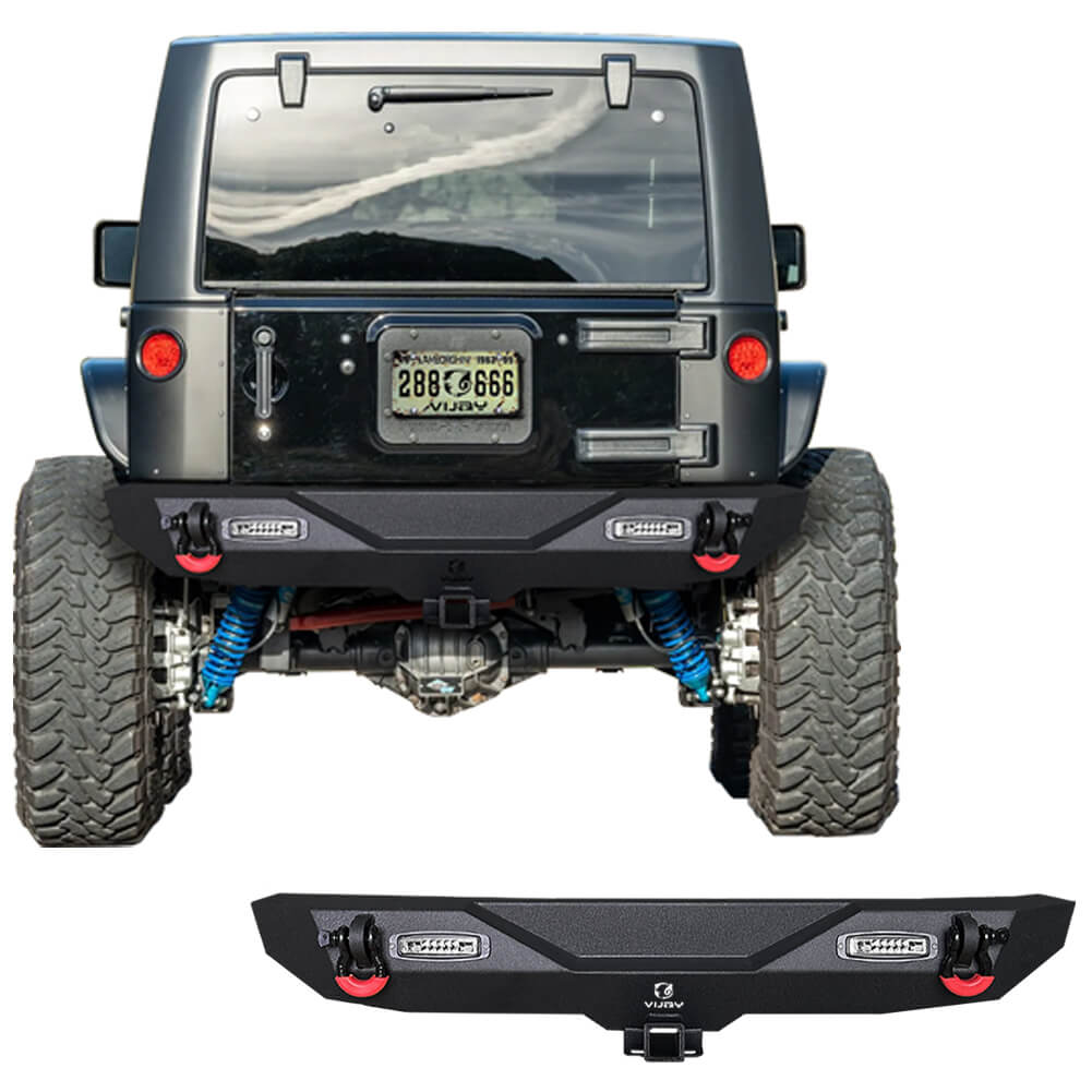 Vijay Rear Bumper Fits 2007-2018 Jeep Wrangler JK丨JKU