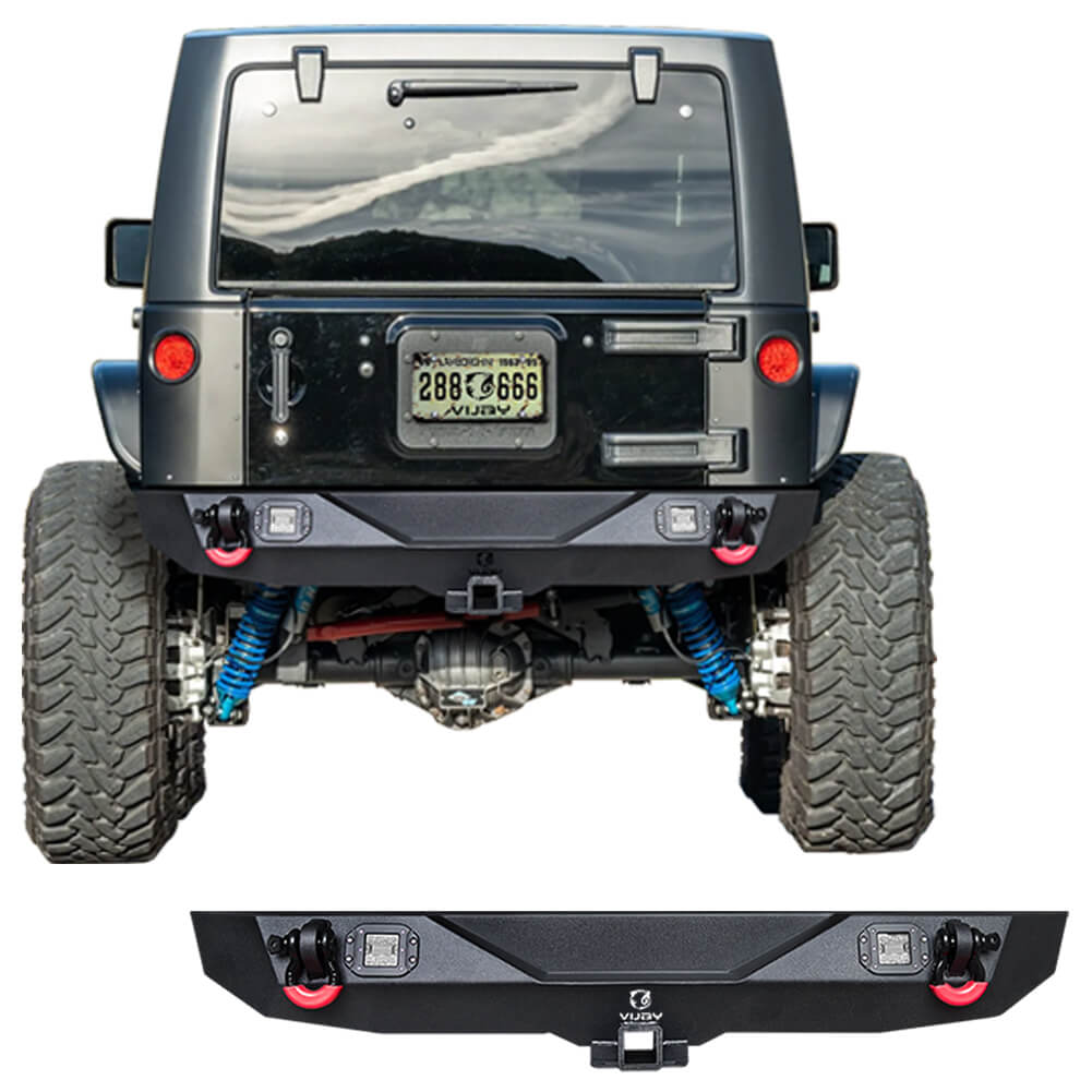 Vijay Rear Bumper Fits 2007-2018 Jeep Wrangler JK丨JKU