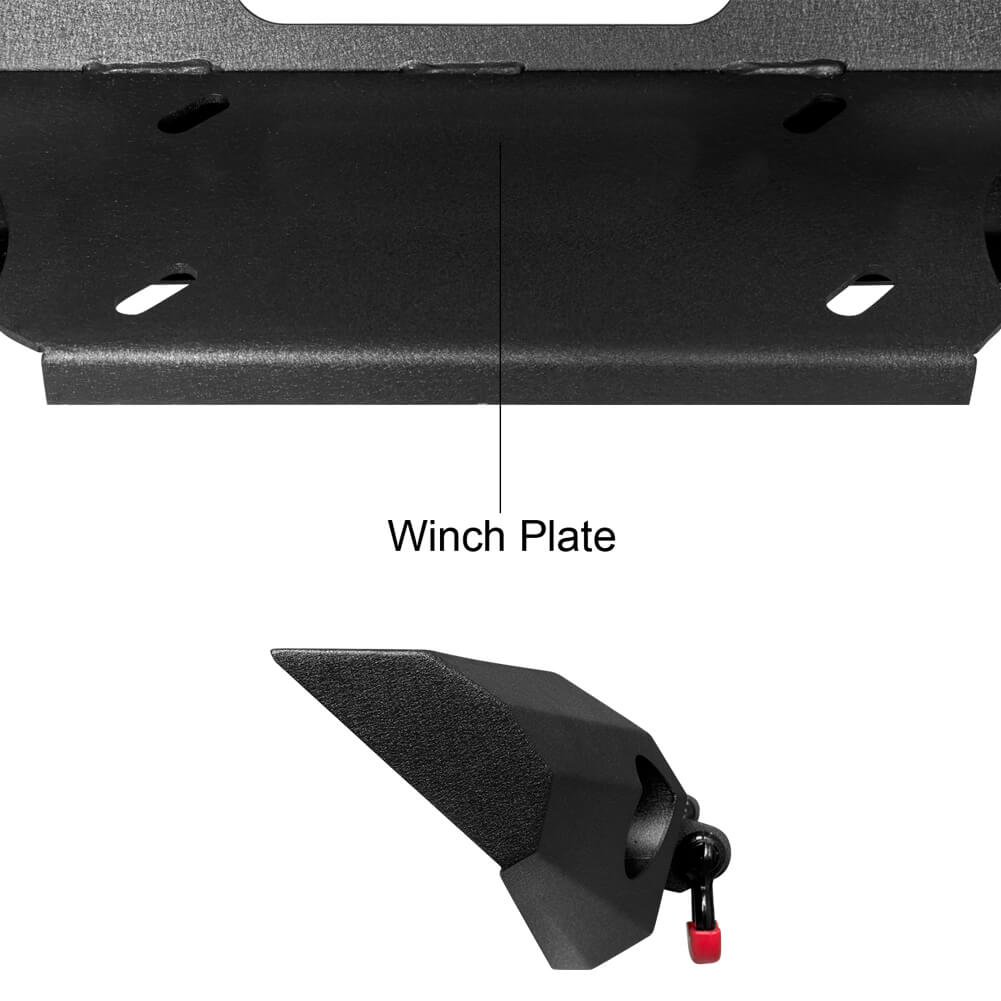 Vijay Front and Rear Bumper Fits 2007-2018 Jeep Wrangler JK/JKU