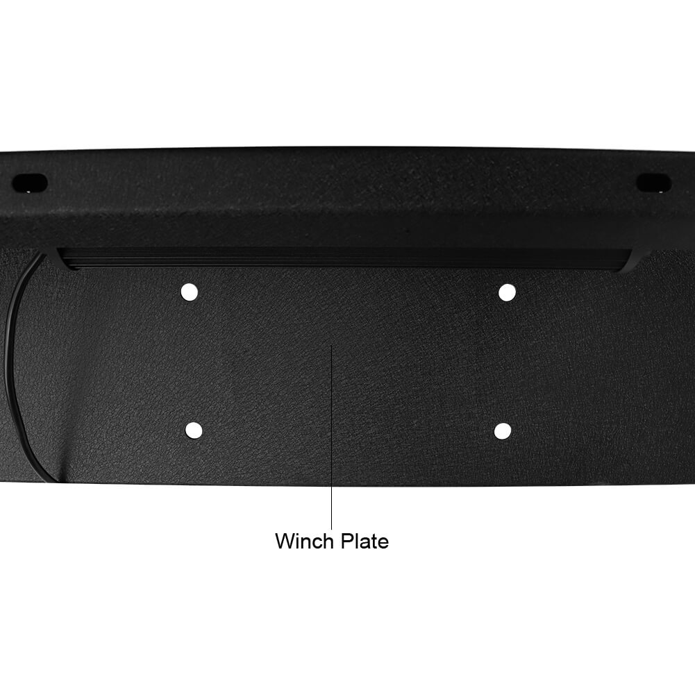 Vijay Front Bumper Fits 2007-2024 Jeep Wrangler JK/JKU/JL/JLU and 2020-2024 Jeep Gladiator JT