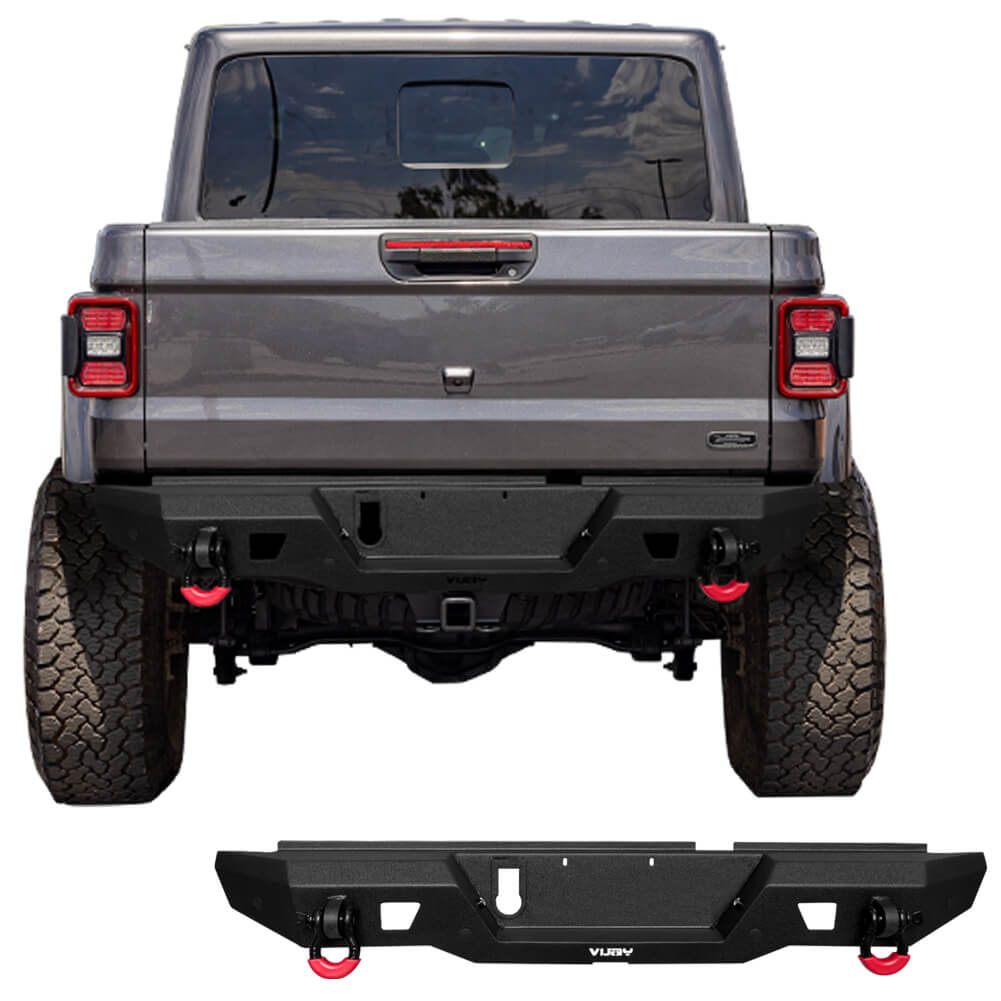 Vijay Rear Bumper Fits 2020-2024 Jeep Gladiator JT