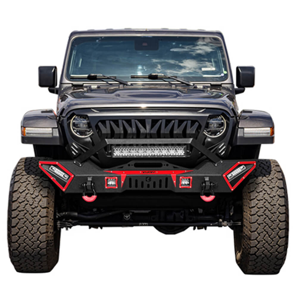 Vijay Front and Rear Bumper Fits 2020-2024 Jeep Gladiator JT