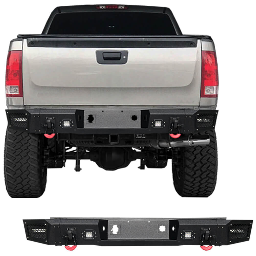 Vijay Rear Bumper Fits 2007-2013 Chevrolet Silverado 1500丨 GMC Sierra 1500