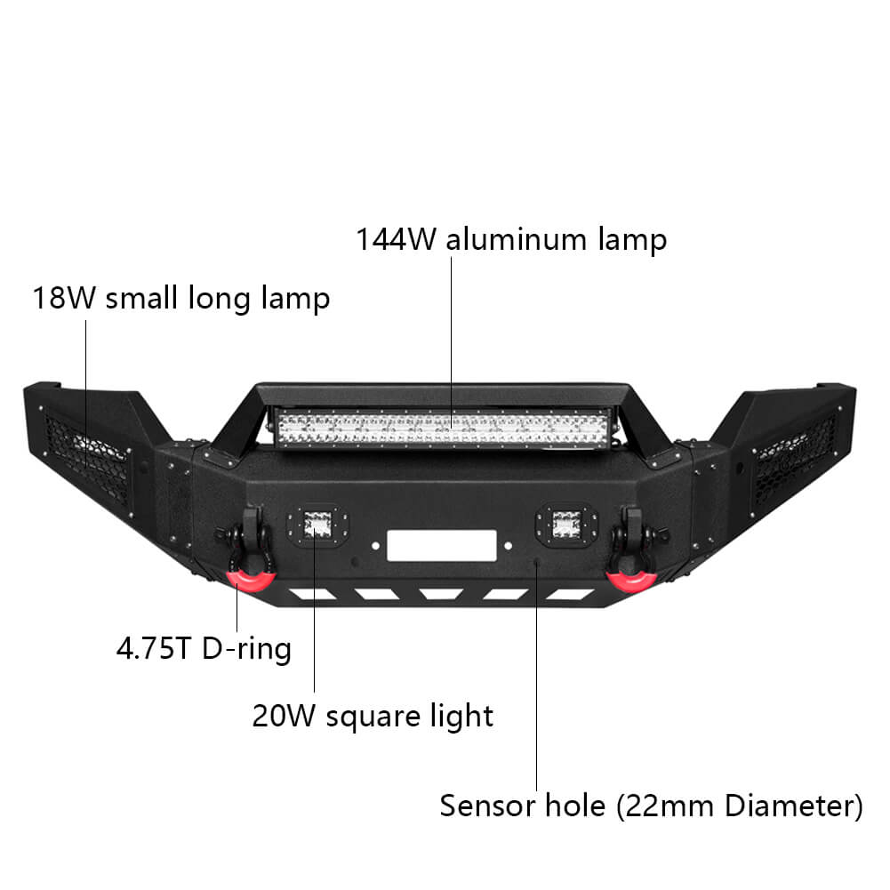 Vijay Front and Rear Bumper Fits 2022-2024 Toyota Tundra