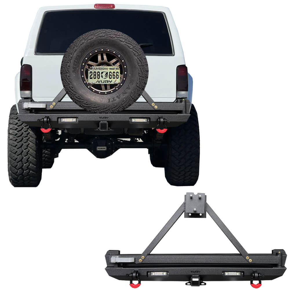 Vijay Rear Bumper Fits 1984-2001 Jeep Cherokee XJ