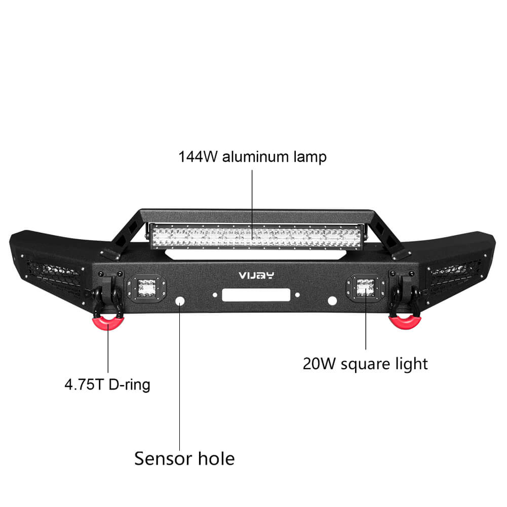 Vijay Front Bumper and Rear Bumper Fits 2021-2024 Ford Bronco