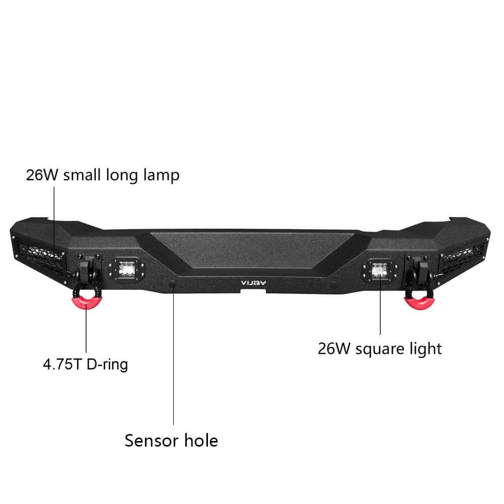 Vijay Front Bumper and Rear Bumper Fits 2021-2024 Ford Bronco