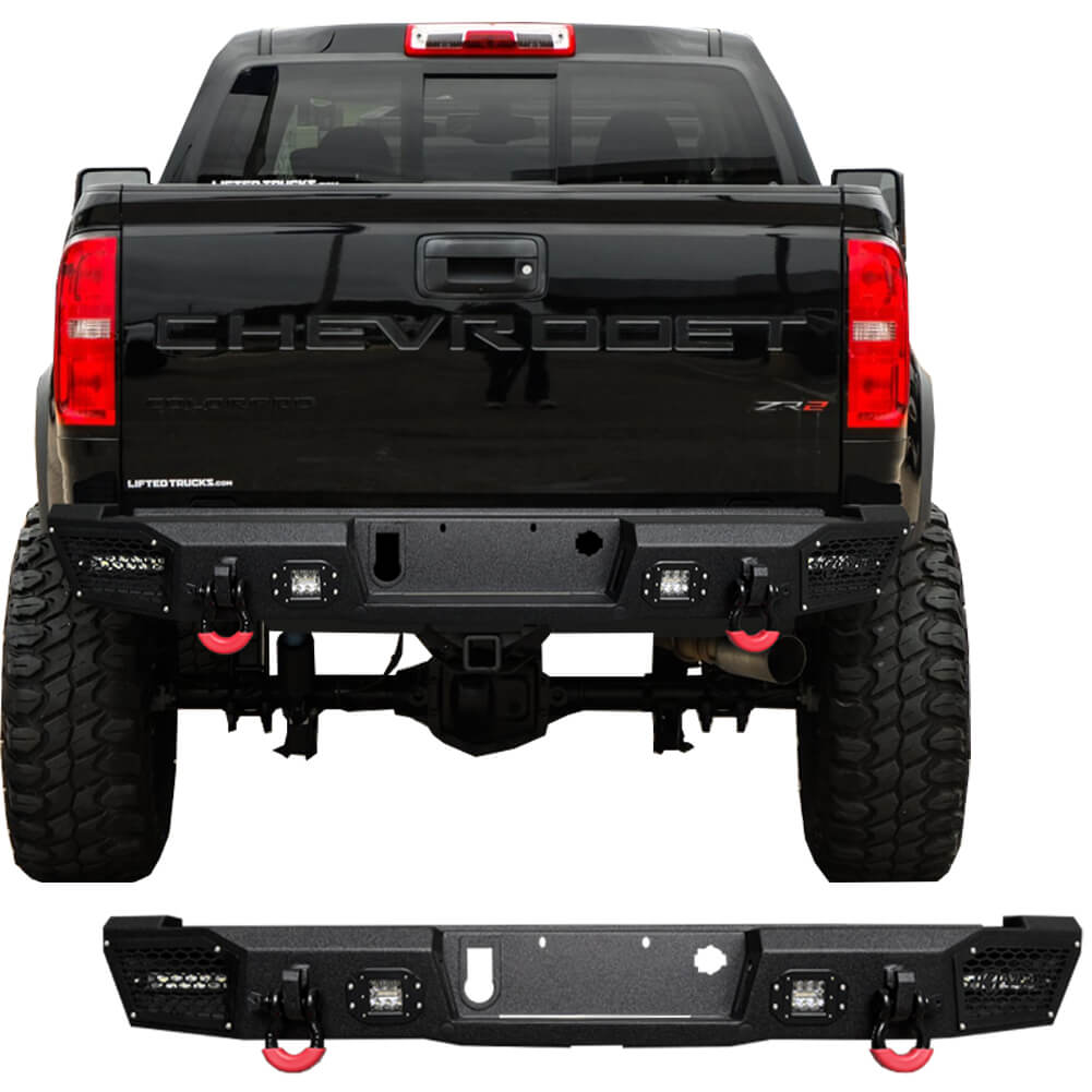 Vijay Rear Bumper Fits 2015-2022 GMC Canyon and 2015-2022 Chevy Colorado