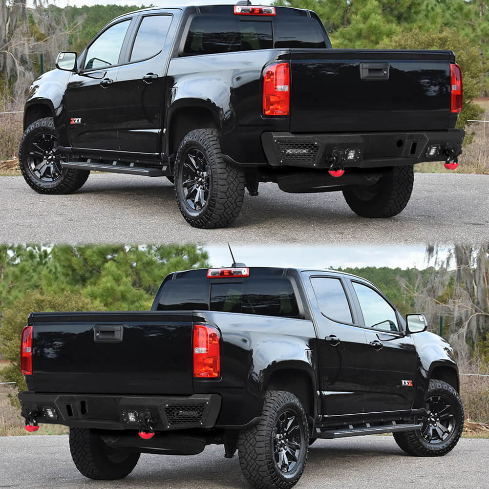 Vijay Rear Bumper Fits 2015-2022 GMC Canyon and 2015-2022 Chevy Colorado