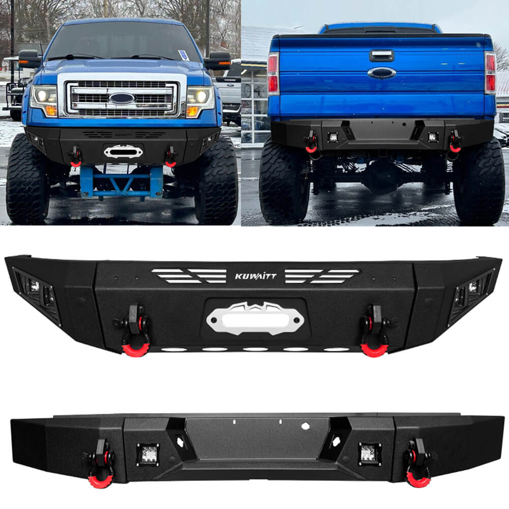 Vijay Front and Rear Bumper Fits 2009-2014 Ford F150 (Excluding Raptor)