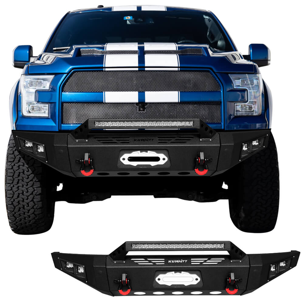 Vijay Front Bumper Fits 2015-2017 Ford F150(Excluding Raptor)