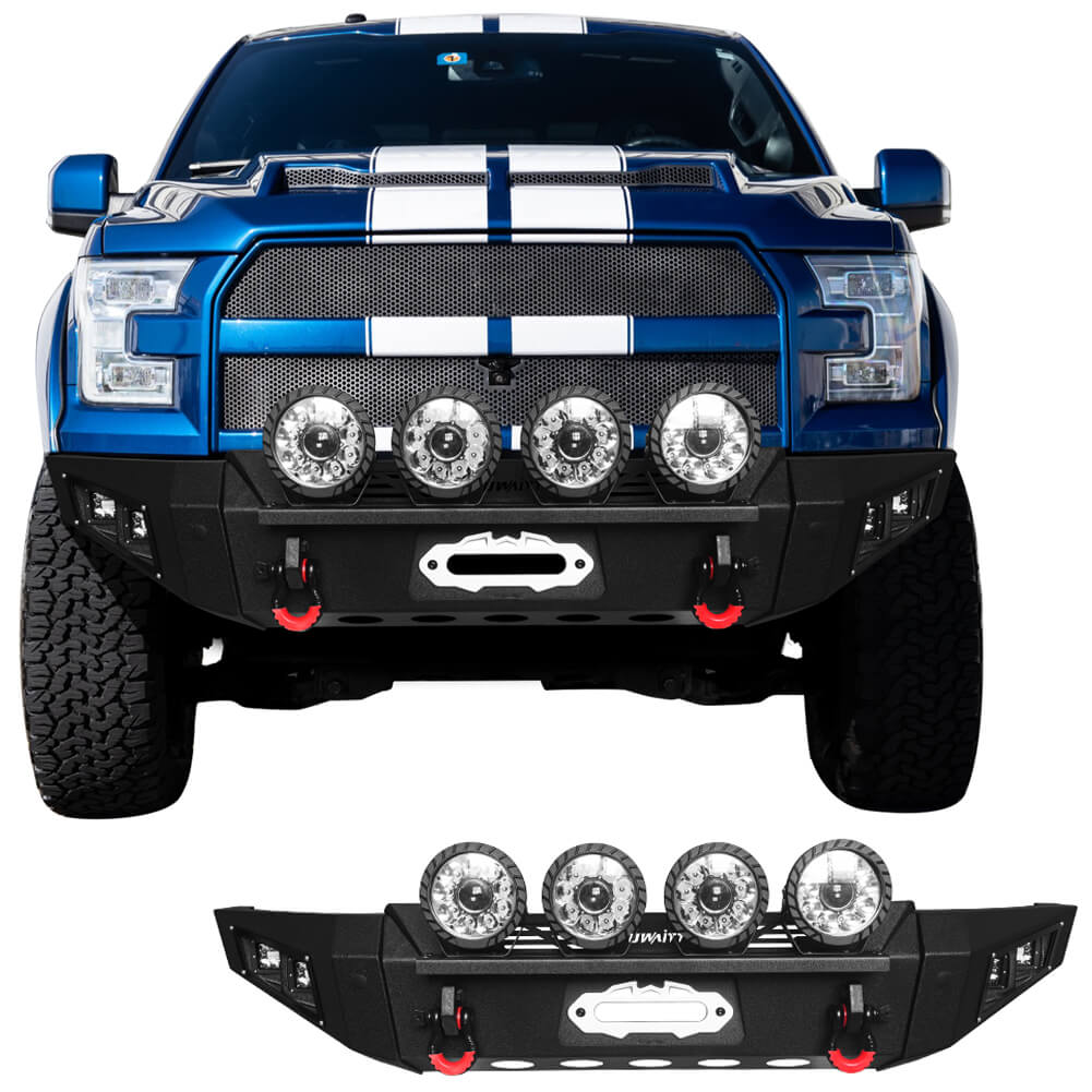 Vijay Front Bumper Fits 2015-2017 Ford F150(Excluding Raptor)