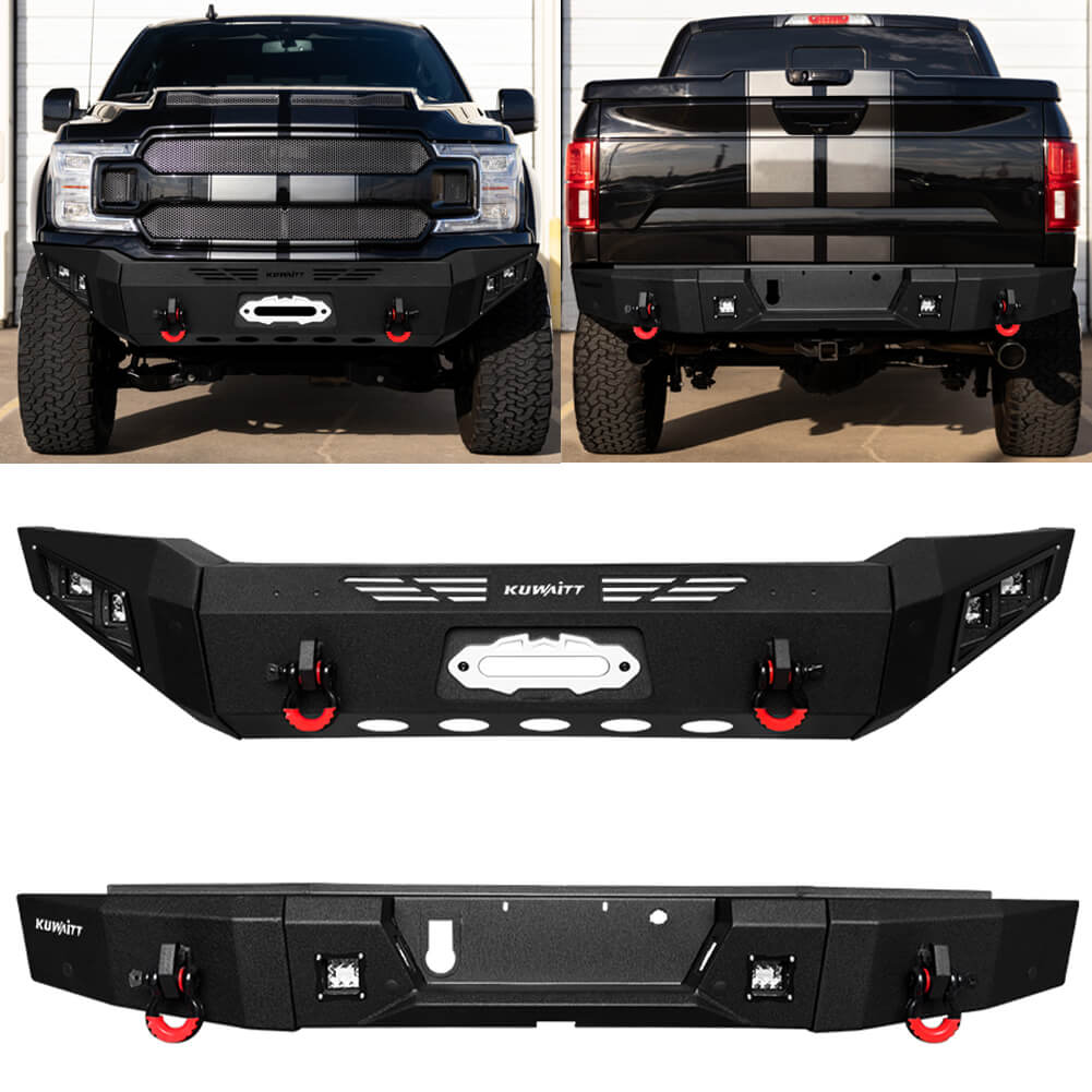 Vijay Front and Rear Bumper Fits 2018-2020 Ford F150 (Excluding Raptor)