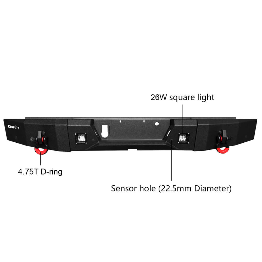 Vijay Front and Rear Bumper Fits 2018-2020 Ford F150 (Excluding Raptor)