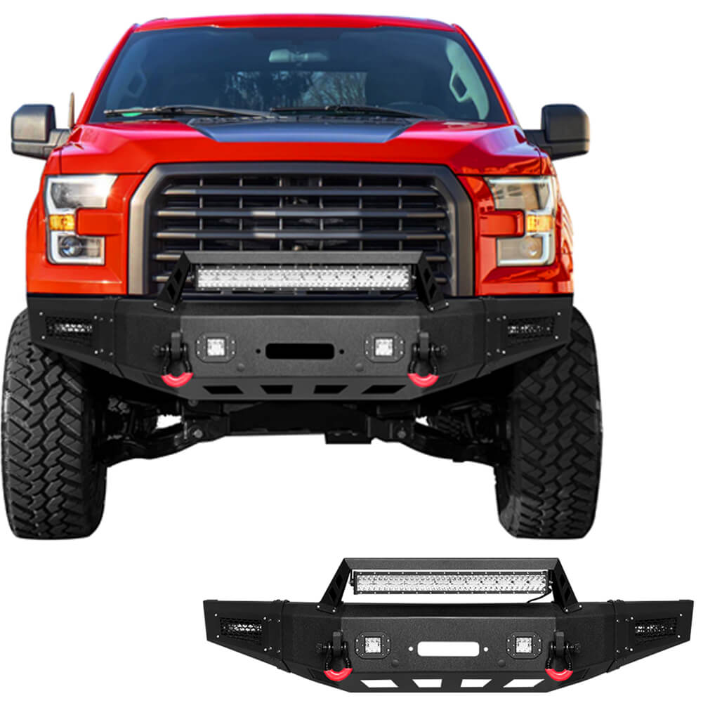 Vijay Front Bumper Fits 2015-2017 Ford F150(Excluding Raptor)