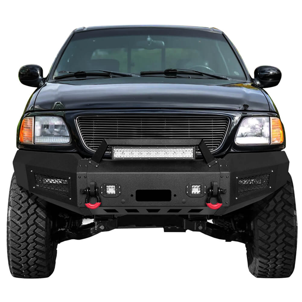 Vijay Front Bumper and Rear Bumper Fits 1997-2003 Ford F150 Crew Cab and Standard Cab