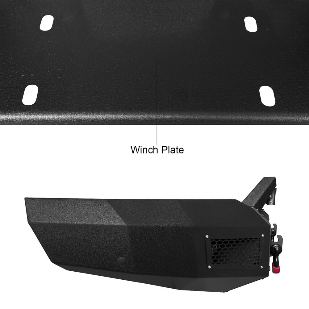 Vijay Front Bumper and Rear Bumper Fits 1997-2003 Ford F150 Crew Cab and Standard Cab