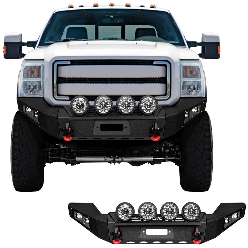 GNG Front Bumper Fits 2011-2016 Ford F250 F350 F450 Super Duty