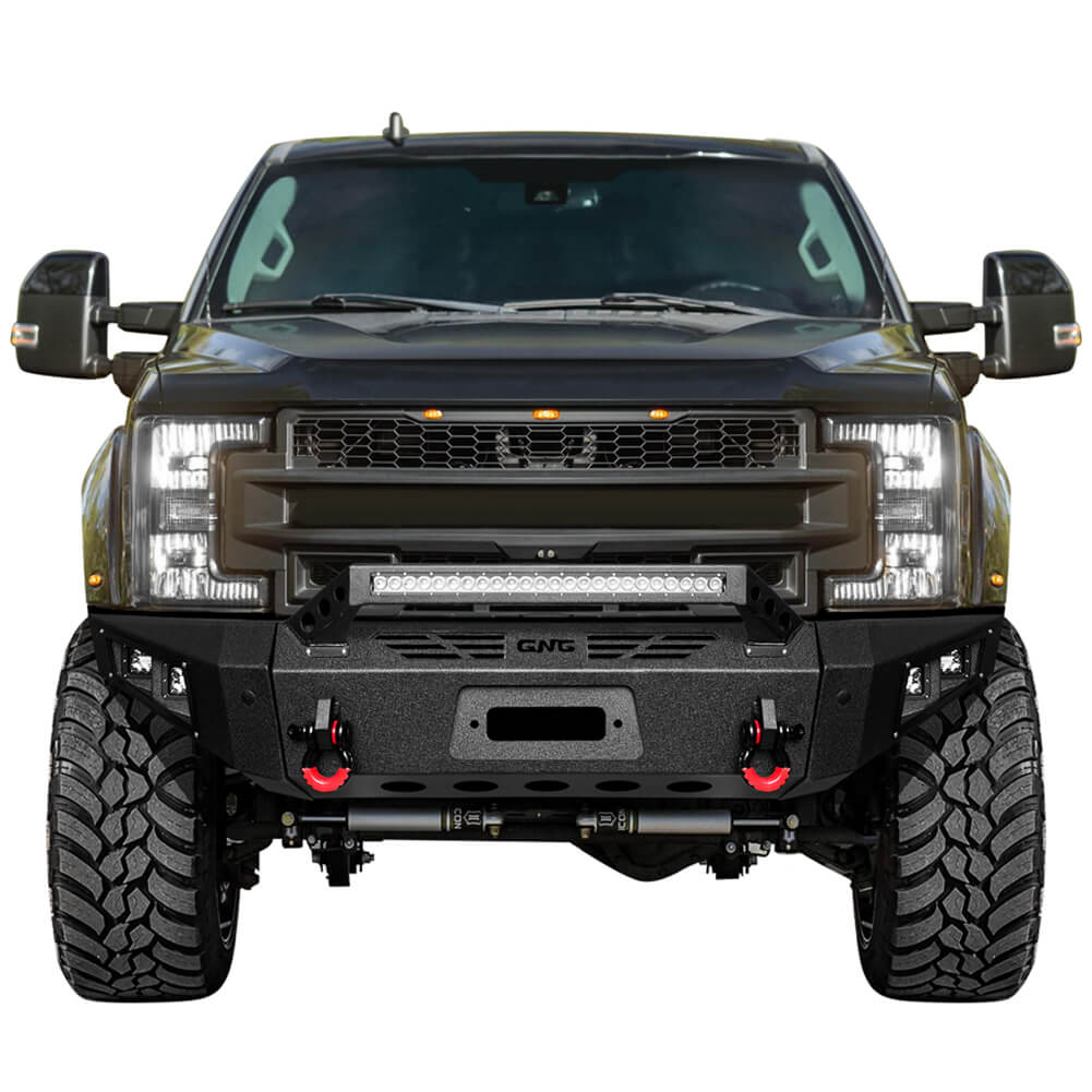 GNG Front and Rear Bumper Fits 2017-2022 Ford F250 F350 F450 Super Duty