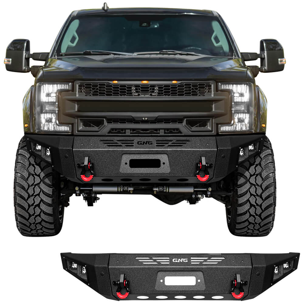 GNG Front Bumper Fits 2017-2022 Ford F250 F350 F450 Super Duty